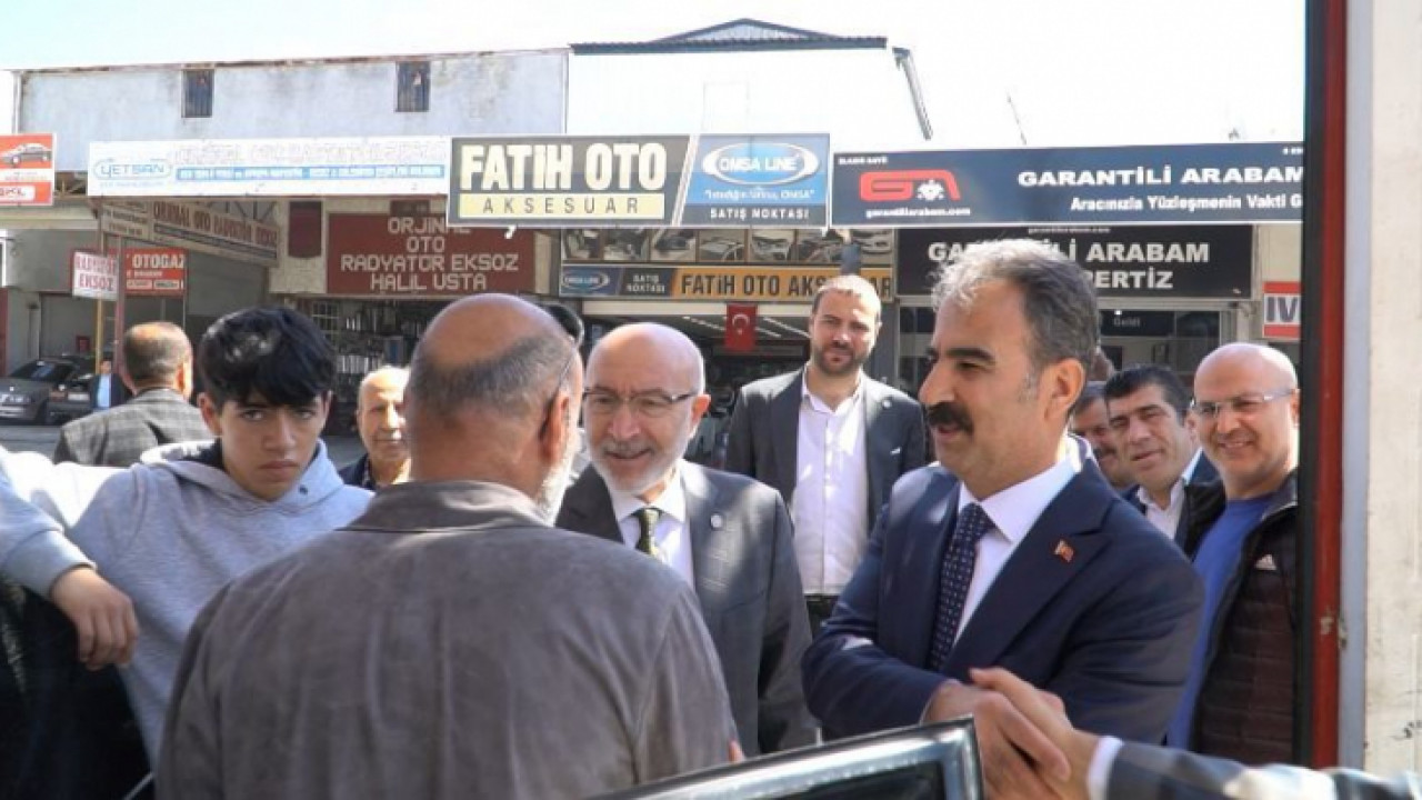 Sanayi Esnafından Sönmez’e Yoğun İlgi! Siz arkanıza yaslanın biz artık yeter diyoruz