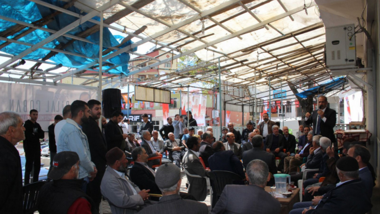 Elazığ Bağımsız Milletvekili Adayı Çoban, Arıcak’ta Seçim İletişim Merkezi açılışına katıldı