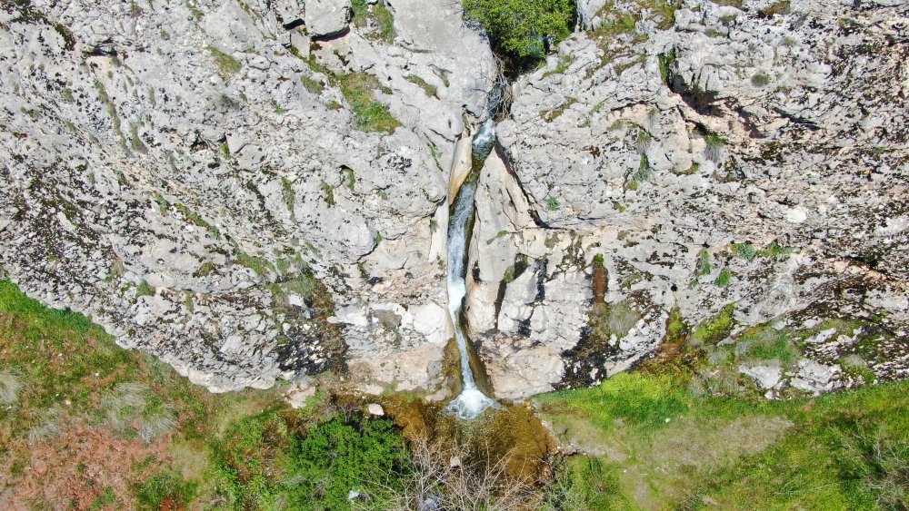Kuruyan Şelale Yağışların Artmasıyla Yeniden Canlandı