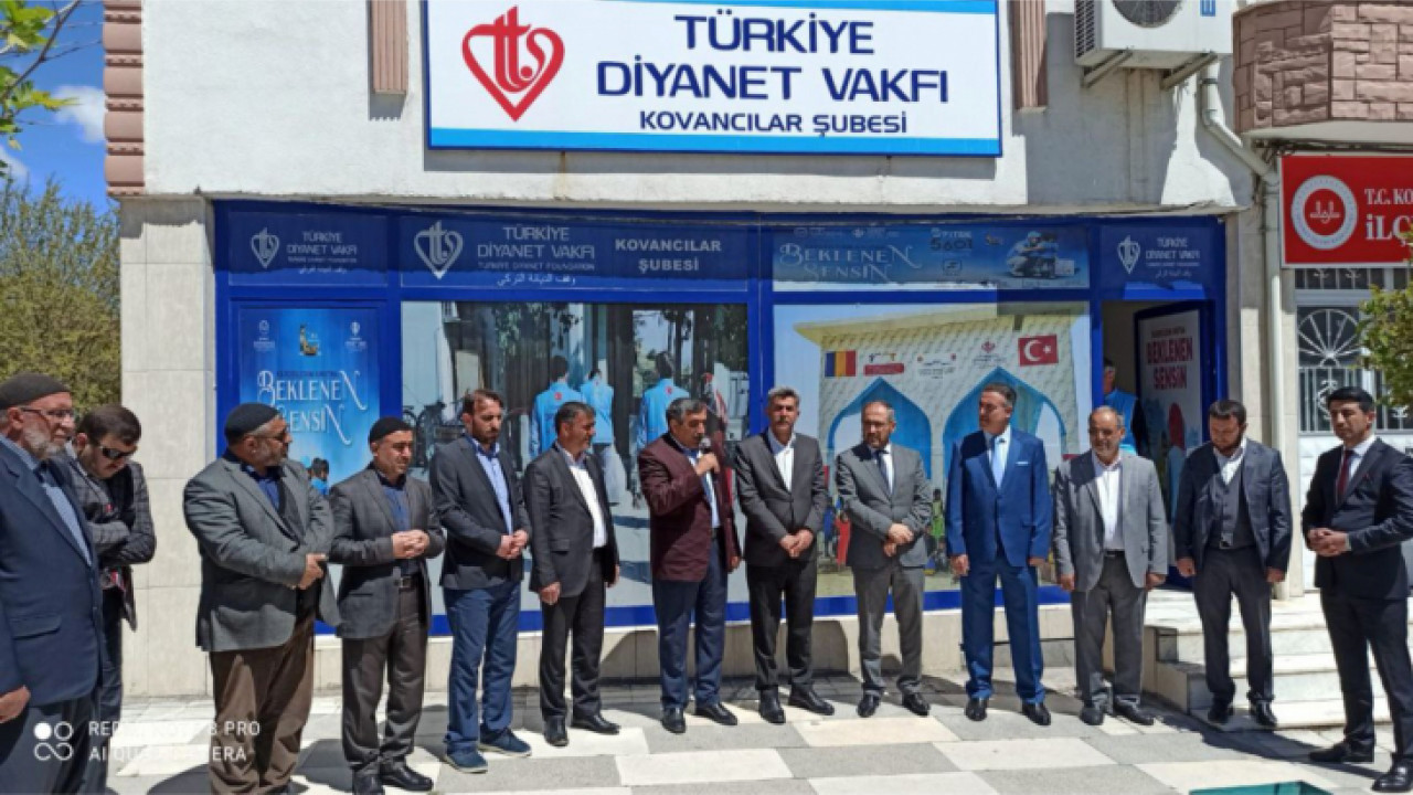 Türkiye Diyanet Vakfı Kovancılar Bürosunun açılışı gerçekleştirildi!