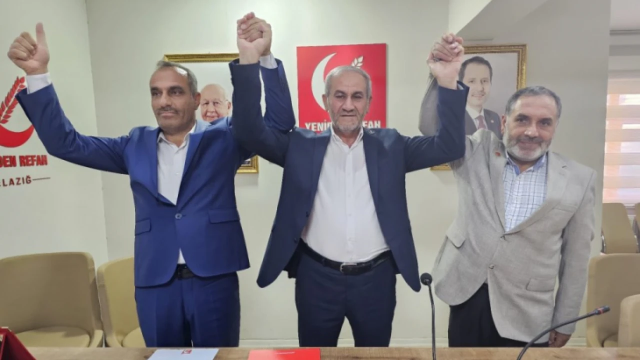 Kovancılar Yeniden Refah’ta bayrak değişimi 