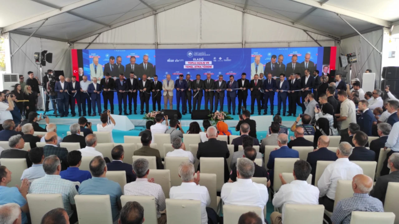 Bakan Özhaseki’nin katılımıyla temel atma ve toplu açılış töreni gerçekleştirildi 