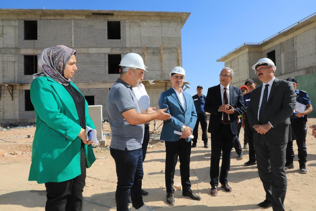 Vali Toraman’dan Zülfü Ağar Polis Meslek Eğitim Merkezi inşaatına ziyaret