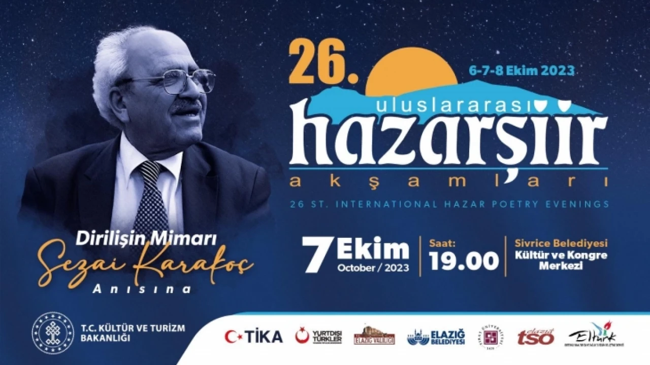 Demirdağ: Hazar Şiir Akşamları’na davetlisiniz