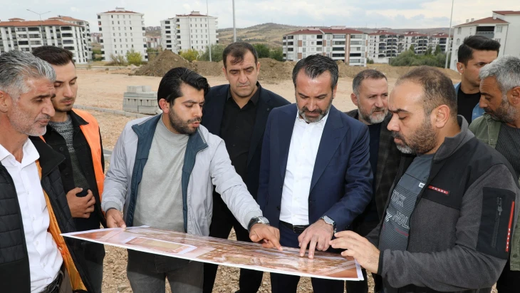 Başkan Şerifoğulları, Spor Köyü inşa çalışmalarını inceledi