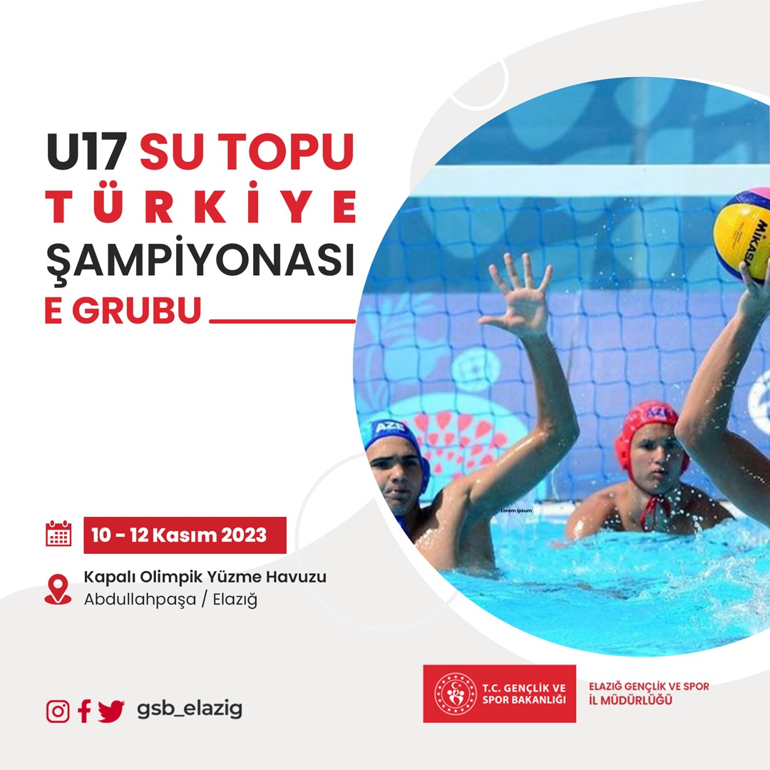 Elazığ Su Topu Türkiye Şampiyonasına Ev Sahipliği Yapacak 