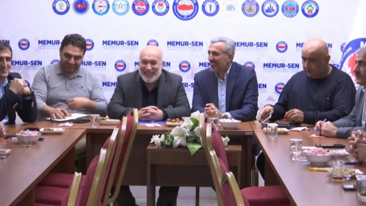 Genel Başkan Tonbul’dan, Memur-Sen’e ziyaret 