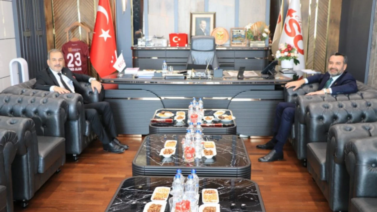 Başkan Şerifoğulları’ndan Başkan Alan’a ziyaret 