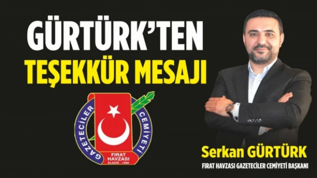 Gürtürk’ten teşekkür mesajı