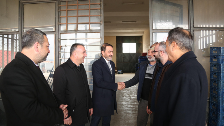 Başkan Adayı Duran’dan Sebze Hali Esnafına Ziyaret