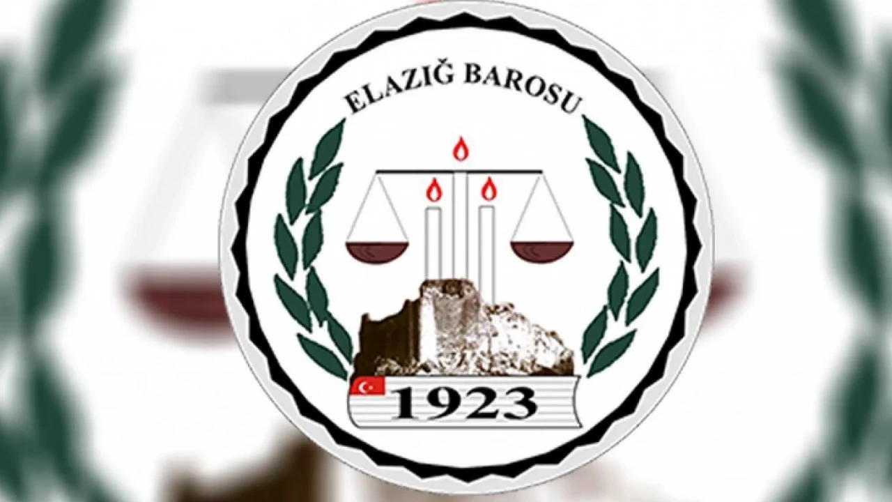 Elazığ Barosu : Adli sürecin takipçisi olacağız.
