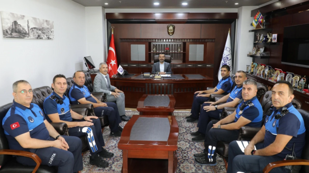 Zabıta Teşkilatı’ndan Başkan Şerifoğulları’na Ziyaret