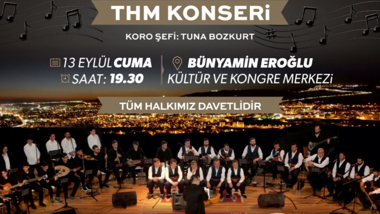 Elazığ Belediyesi Gönüllü Halk Korosu’ndan THM konseri