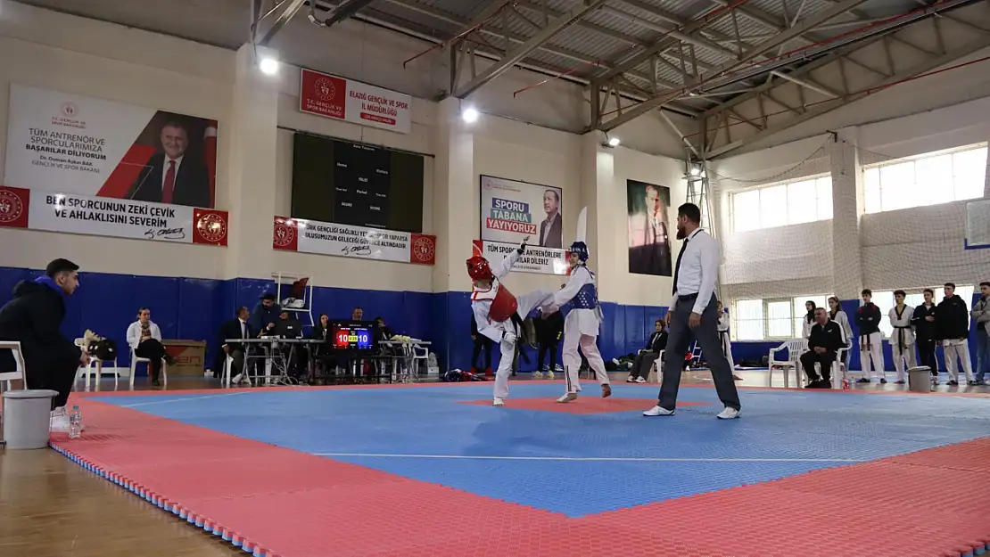 Elazığ’da gençler Taekwondo müsabakaları tamamlandı