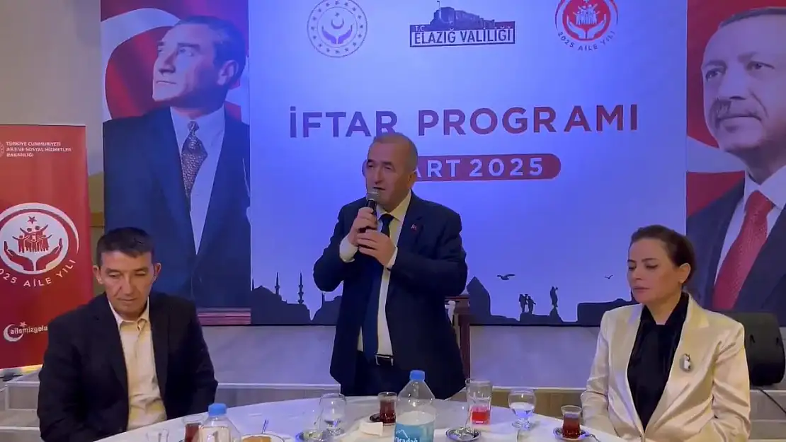 Elazığ Valiliği’nden özel bireyler için iftar