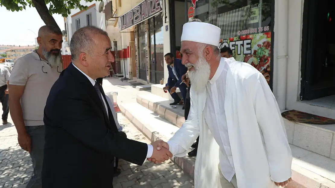 Vali Hatipoğlu’ndan, Olgunlar Mahallesi esnafına ziyaret