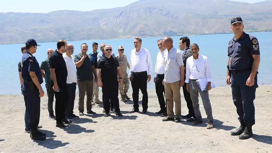 Vali Numan Hatipoğlu, Sivrice sahil çalışmalarını inceledi