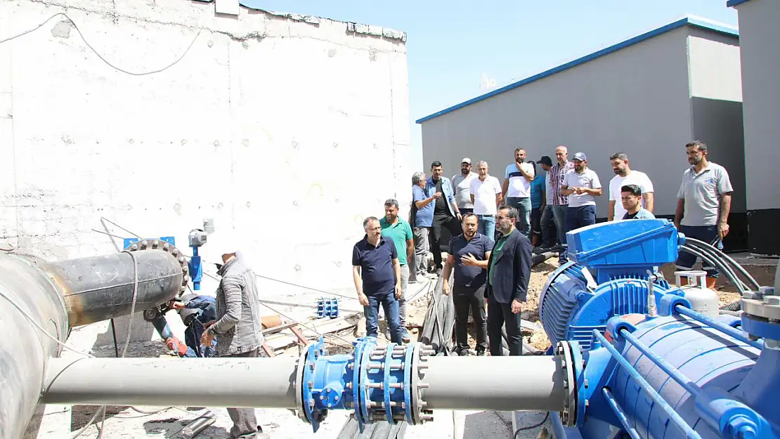 Başkan Şerifoğulları, yeni istasyonda incelemede bulundu