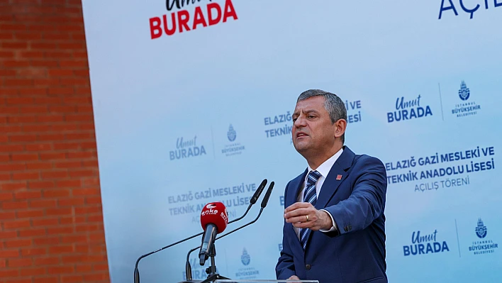 CHP Genel Başkanı Özgür Özel’den Elazığ’da Gürsel Erol’a Övgü Dolu Sözler