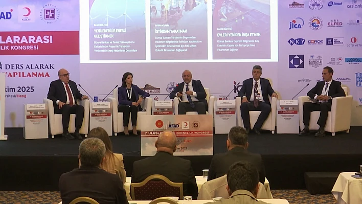 ‘7. Uluslararası Dirençlilik Kongresine’ Prof. Dr. Naci Görür’de katıldı