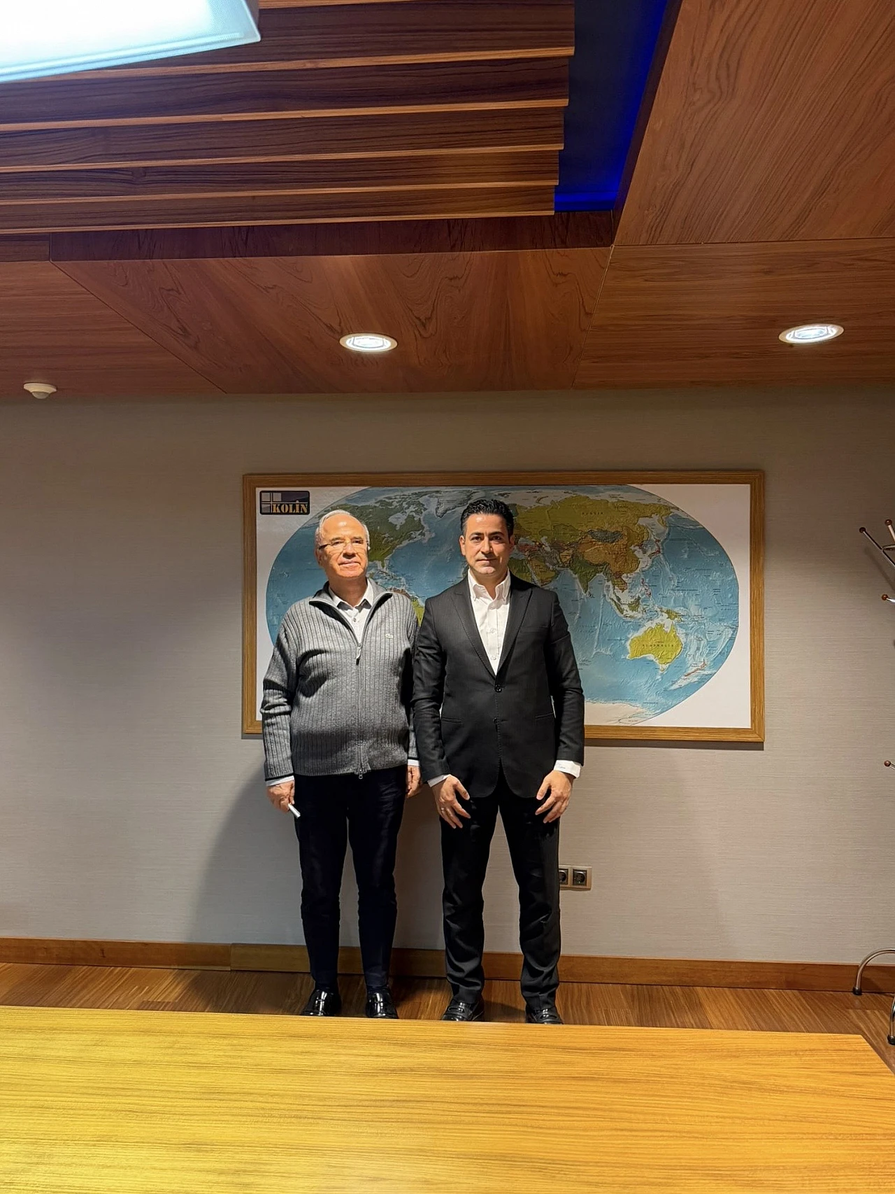 ETSO Başkan Adayı Ahmet Ballıca, Ankara'da Celal Koloğlu'nu ziyaret etti