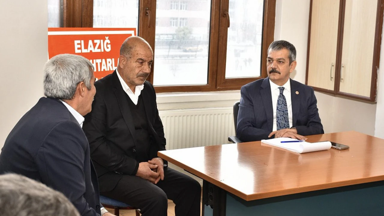 Milletvekili Keleş’ten Elazığ Merkez Köy Muhtarları Dayanışma Derneği’ne Ziyaret