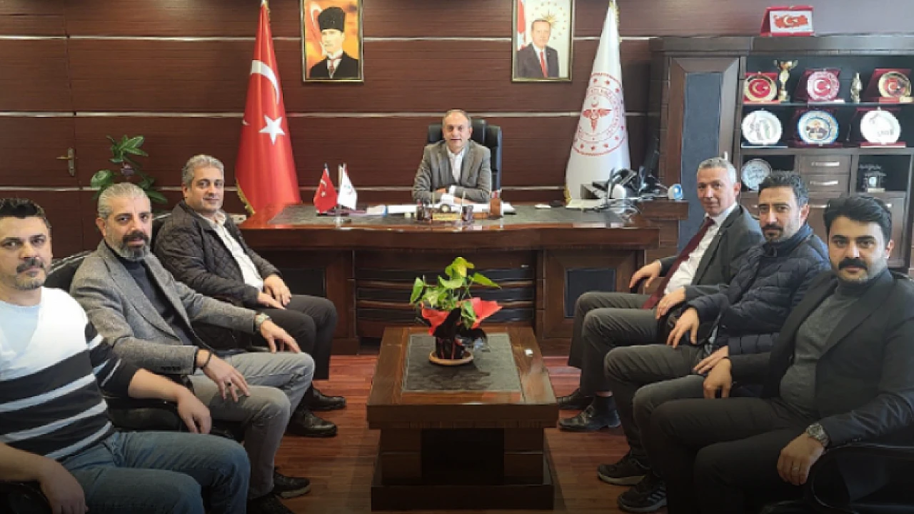 Türk Sağlık Sen, Sorunları İl Sağlık Müdürü Gecekuşu’na İletti