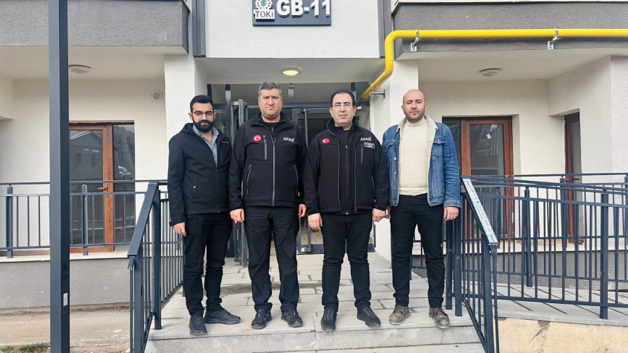 Afad Müdürü Giyik, Tamamlanma Aşamasındaki Konutları İnceledi