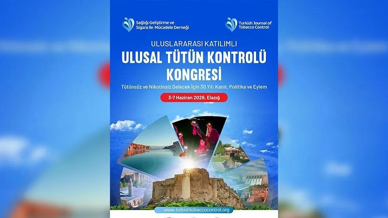 Elazığ'da 'Ulusal Tütün Kontrolü Kongresi'