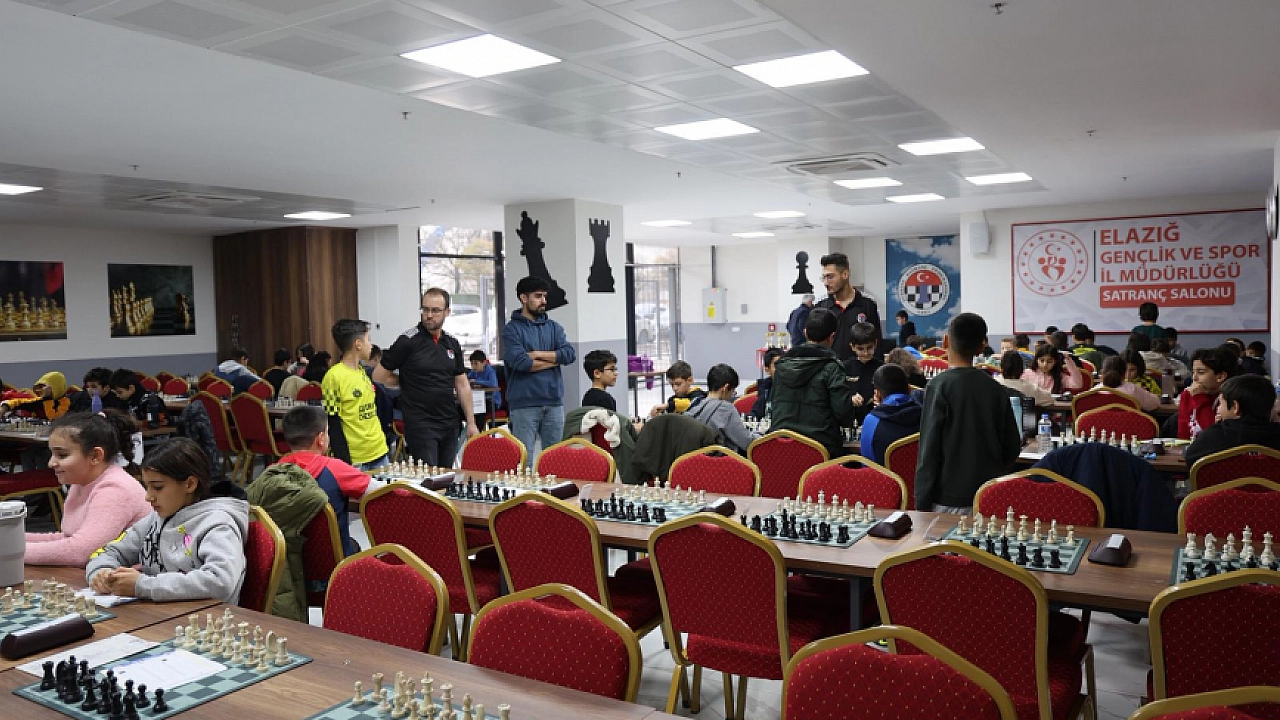 Elazığ Küçükler İl Birinciliği Satranç Turnuvası Tamamlandı