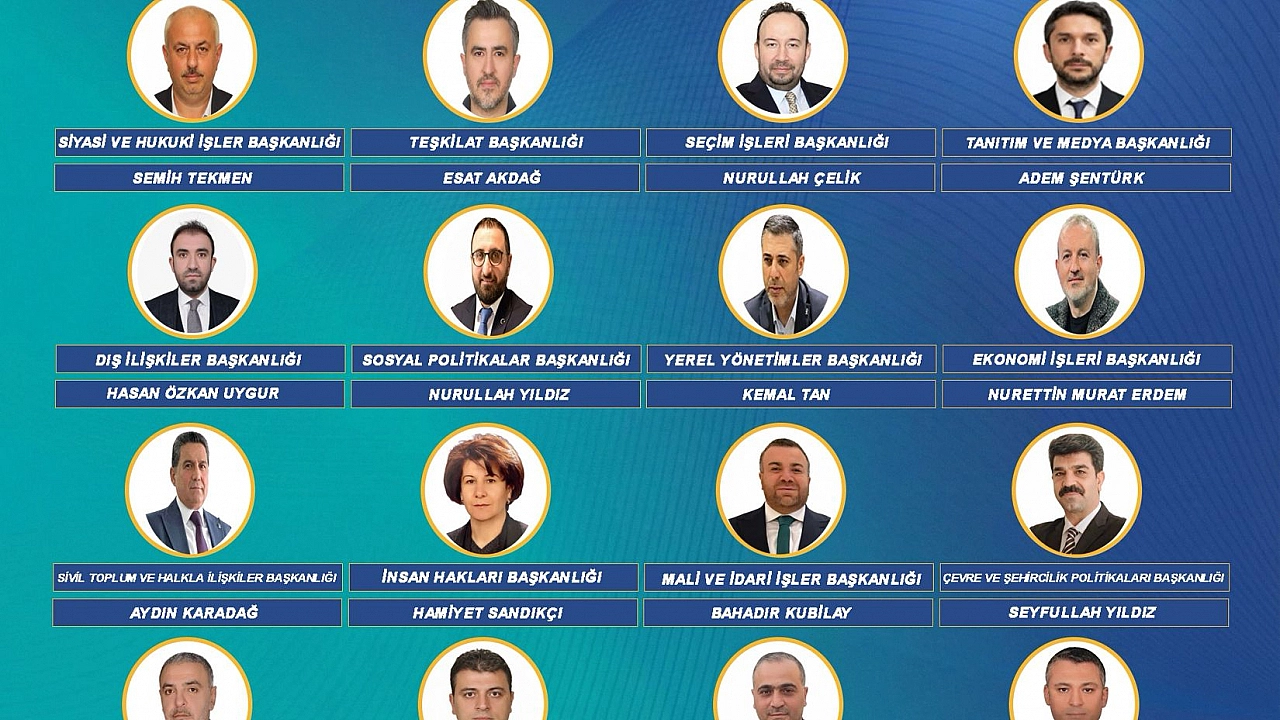 AK Parti Elazığ İl Başkan Yardımcıları belli oldu!