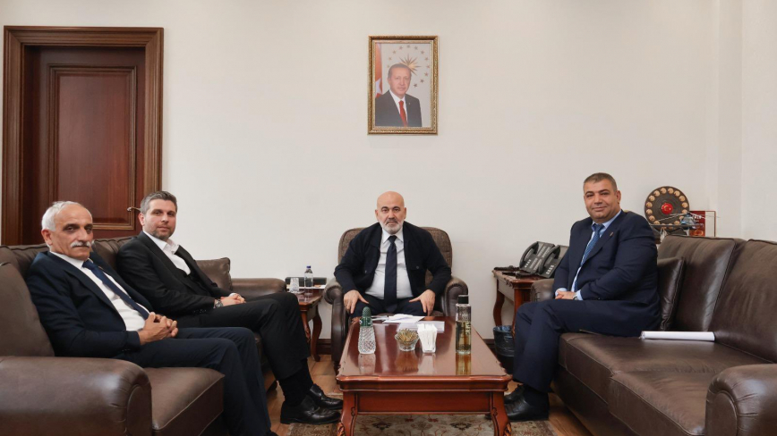 Milletvekili Nazırlı ve Belediye Başkanlarından, Bakan Yardımcısı Sağlam’a Ziyaret