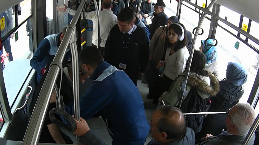 Elazığ Belediyesi Otobüs Şoförü Hayat Kurtardı