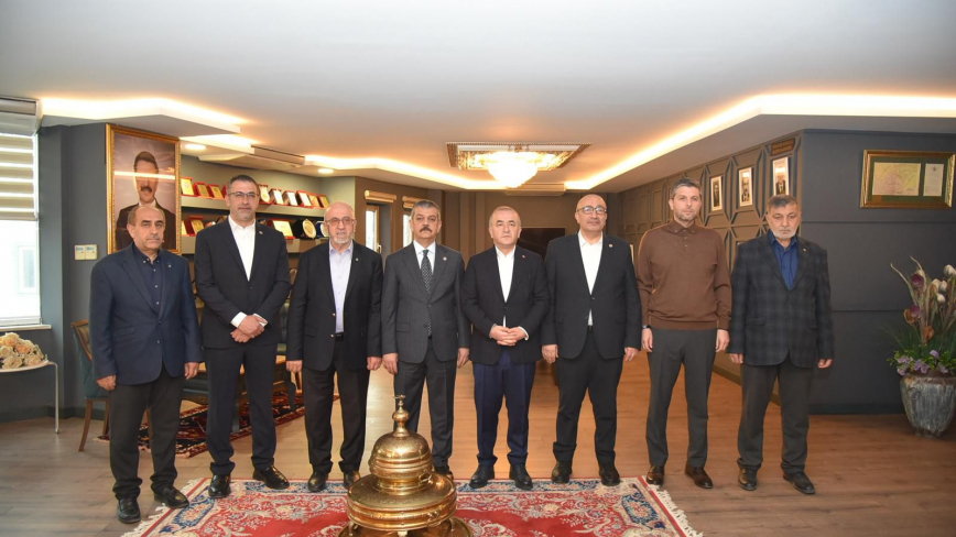 Vali Hatipoğlu ve Milletvekillerinden Borsa Başkanı Dumandağ’a Ziyaret