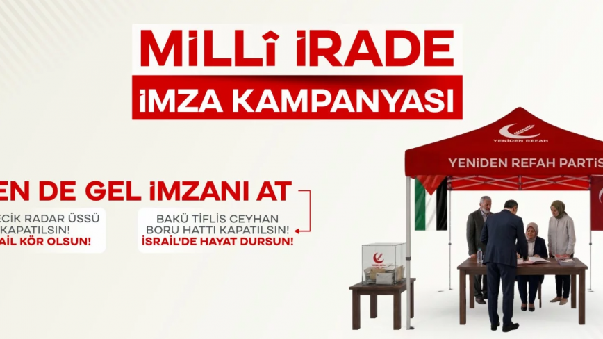 Yeniden Refah Partisi’nden Tüm Türkiye’de İmza Seferberliği