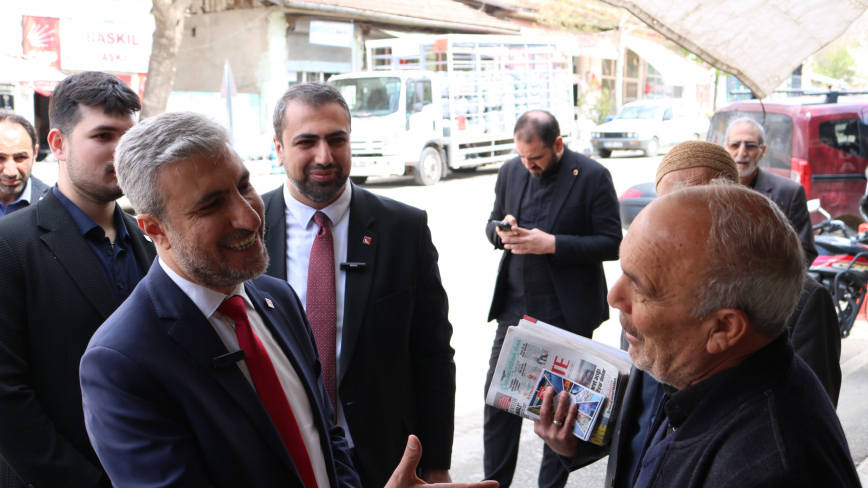 Saadet Partisi Heyeti Baskil’de Vatandaşlarla bir Araya Geldi