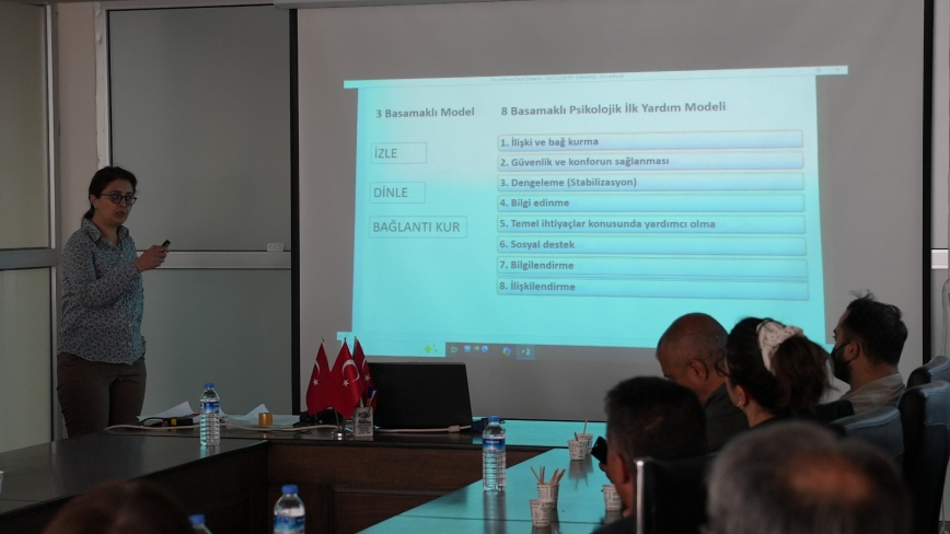 Elazığ Belediyesi Personeline Yönelik ‘Psikolojik İlk Yardım’ Semineri