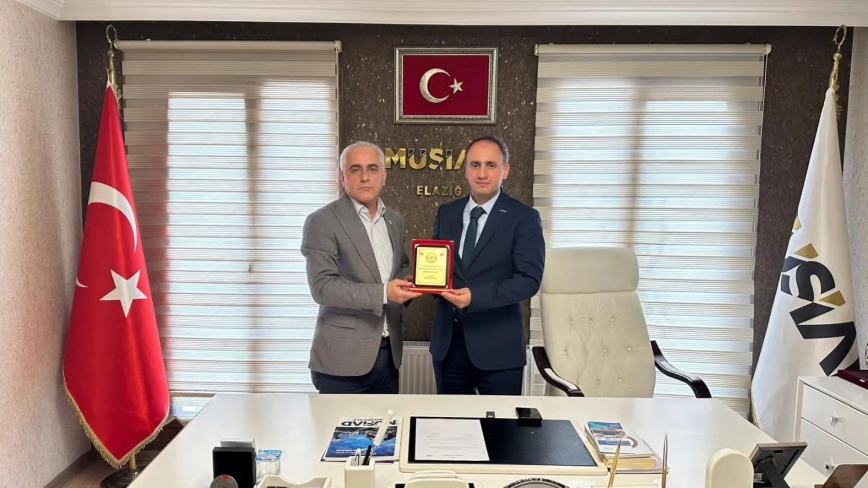 Haksen Heyetinden Müsi̇ad Elazığ Şubesi’ne Nezaket Ziyareti