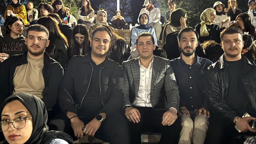 Öğrenciler Açık Havada Sinema Keyfi Yaşadı