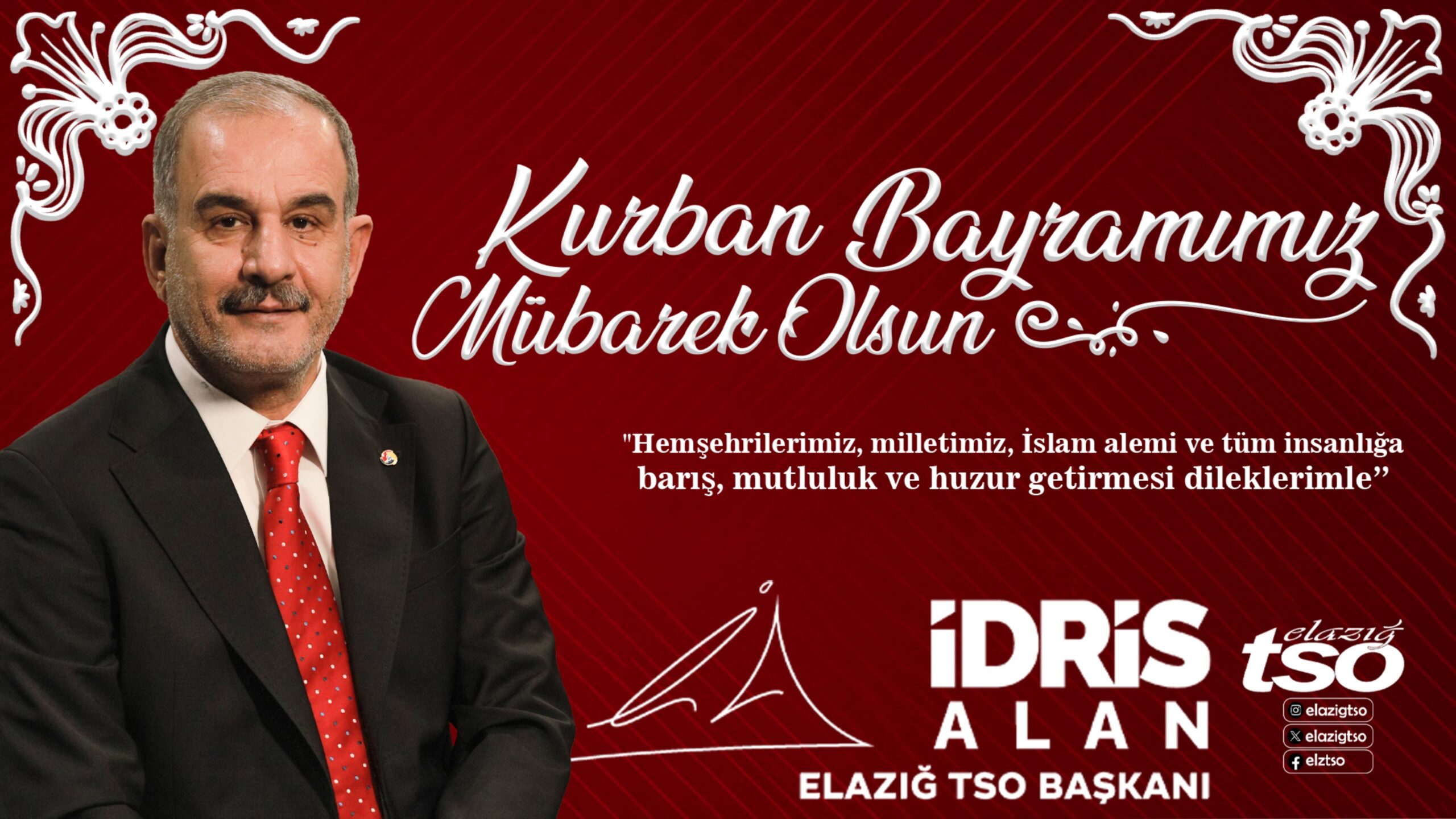 BAŞKAN ALAN: “BAYRAMLAR, BİRLİĞİMİZİ PEKİŞTİREN MÜSTESNA GÜNLERDİR”