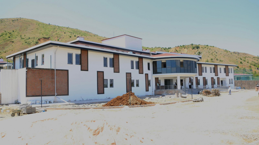 Demirci’den Hazarbaba Engelsiz Yaşam Merkezi İnşaatına İnceleme