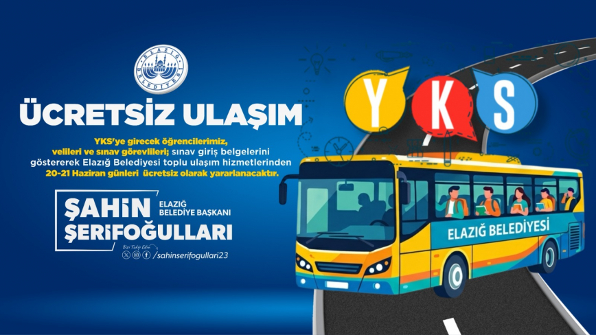 Elazığ Belediyesi’nden Ücretsiz Ulaşım