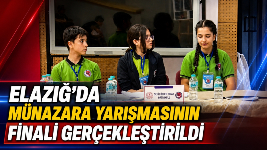 Elazığ’da Münazara Yarışmasının Finali Gerçekleştirildi