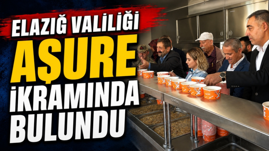 Elazığ Valiliği Aşure İkramında Bulundu