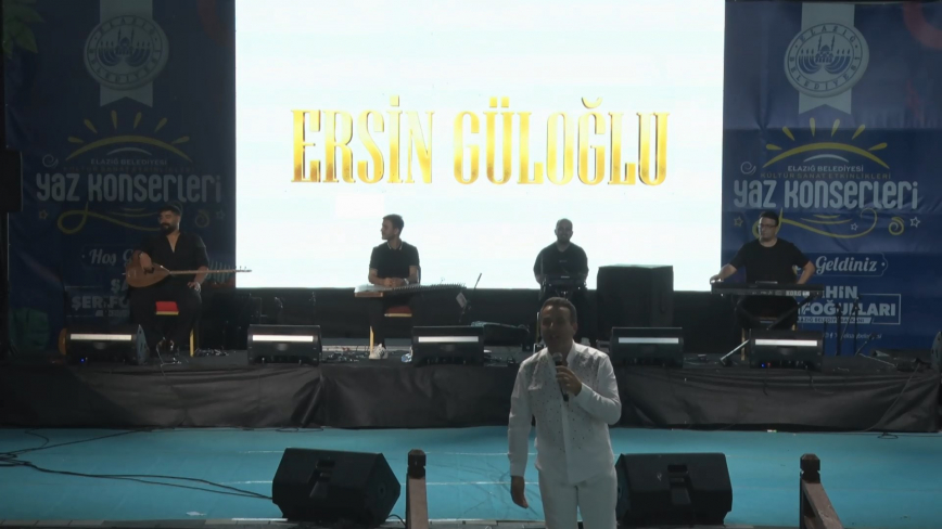 Yaz Etkinliklerinde Ersin Güloğlu Sahne Aldı