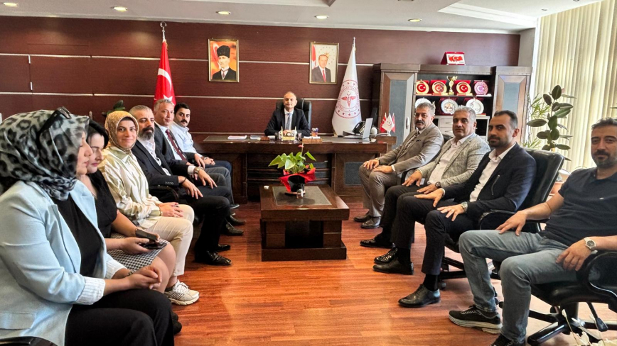 Türk Sağlık-sen Genel Bşk. Yrd. Koçak Elazığ’da Temaslarda Bulundu