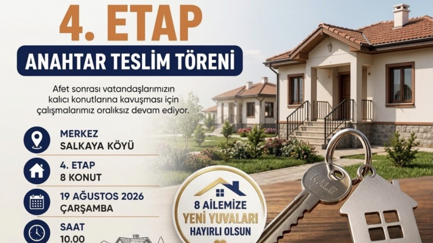 Anahtar Teslim Töreni Çarşamba Günü