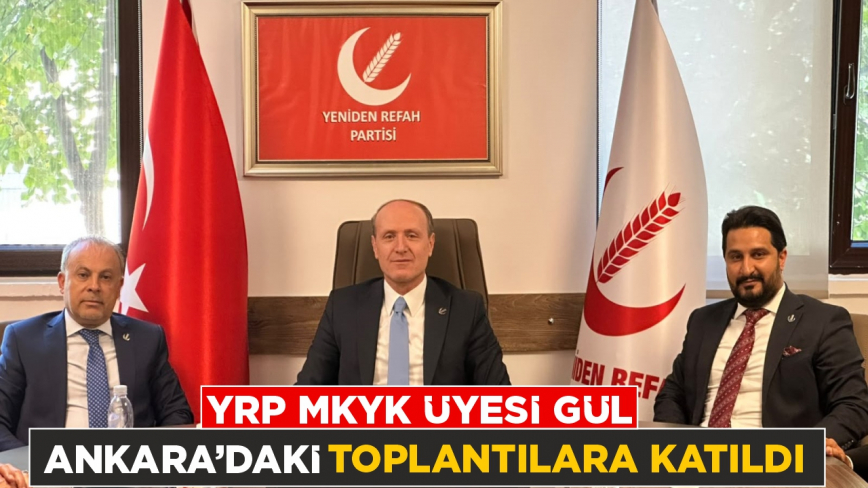 Yrp Mkyk Üyesi̇ Gül, Ankara’daki̇ Toplantılara Katıldı