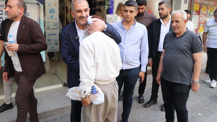 Başkan Alan, Esnaf Ziyaretlerinde Birlik Mesajı Verdi