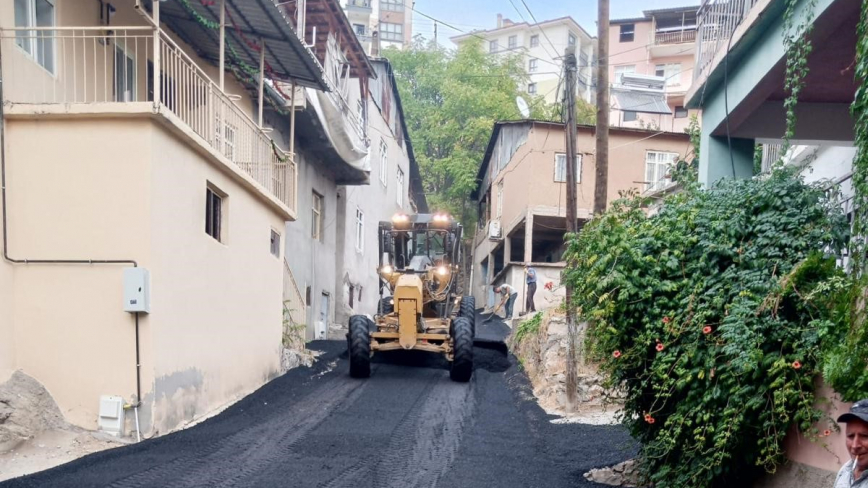 Keban’da Değirmenbaşı Mahallesi’nde Asfalt Çalışmaları Tamamlandı